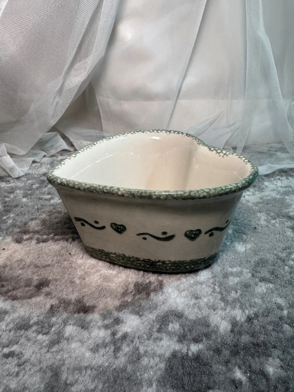 Vintage Teamson Heart Shaped Bowl, 1996.